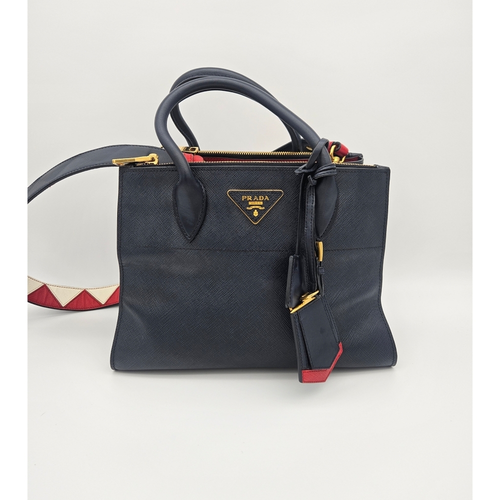 Authentic Prada Saffiano Leather Paradigme Bag #4290M